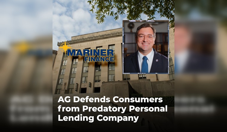 Tennessee Joins Multistate Legal Charge Against Mariner Finance Over Alleged Deceptive Lending