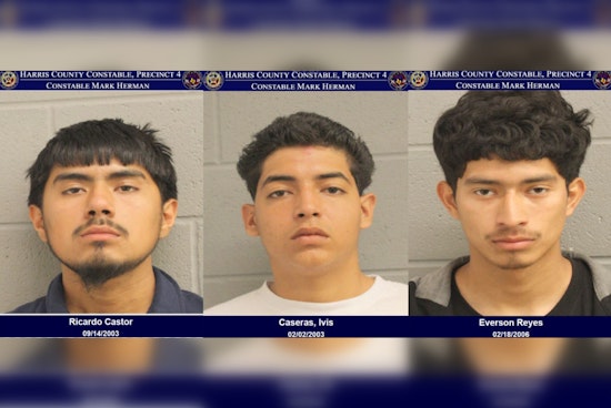 Three Suspects Arrested for Evading Police in High-Speed Chase Turned Foot Pursuit in Harris County