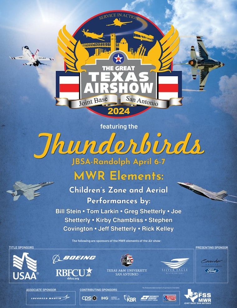Thunderbirds to Steal the Show at the Great Texas Airshow in San Antonio This Weekend