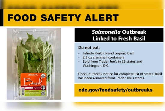 Trader Joe's Voluntarily Recalls Organic Basil in 29 States Amid Salmonella Outbreak