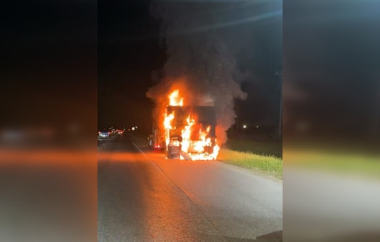 Traffic Snarled in Converse, Texas as 18-Wheeler Fire Ignites Chaos on Loop 1604