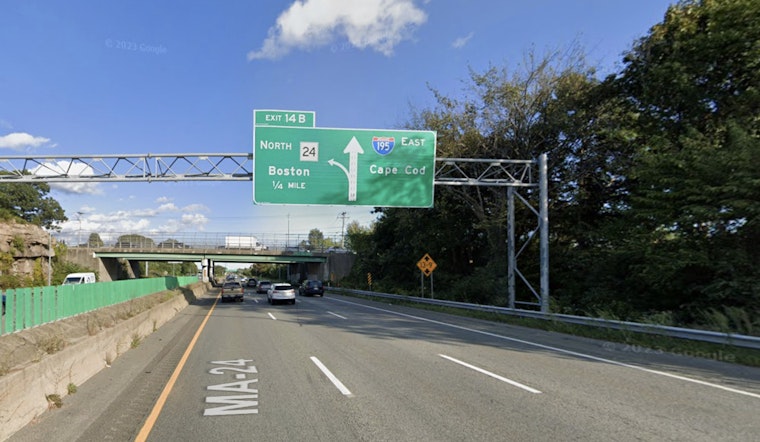 Traffic Snarled on I-195 in Fall River After Rollover Crash; Lanes Closed, Injuries Reported