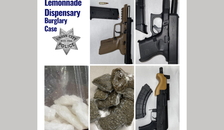 Union City Police Seize Weapons and Drugs in Raid on Suspected Dispensary Burglars