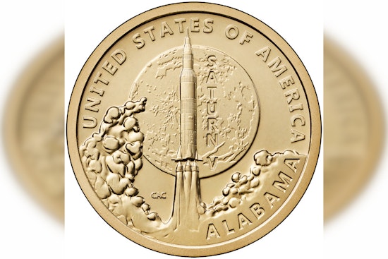 U.S. Mint Launches Sale for Alabama's Saturn V Rocket Commemorative $1 Coins on April 8