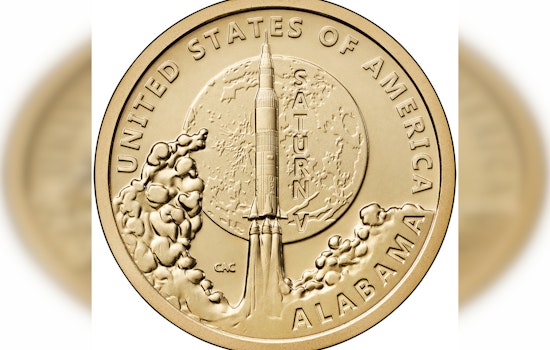 U.S. Mint Launches Sale for Alabama's Saturn V Rocket Commemorative $1 Coins on April 8