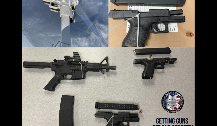 Vallejo Police Net Illegal Firearms and Suspects After High-Stakes Operation with CHP Air Support