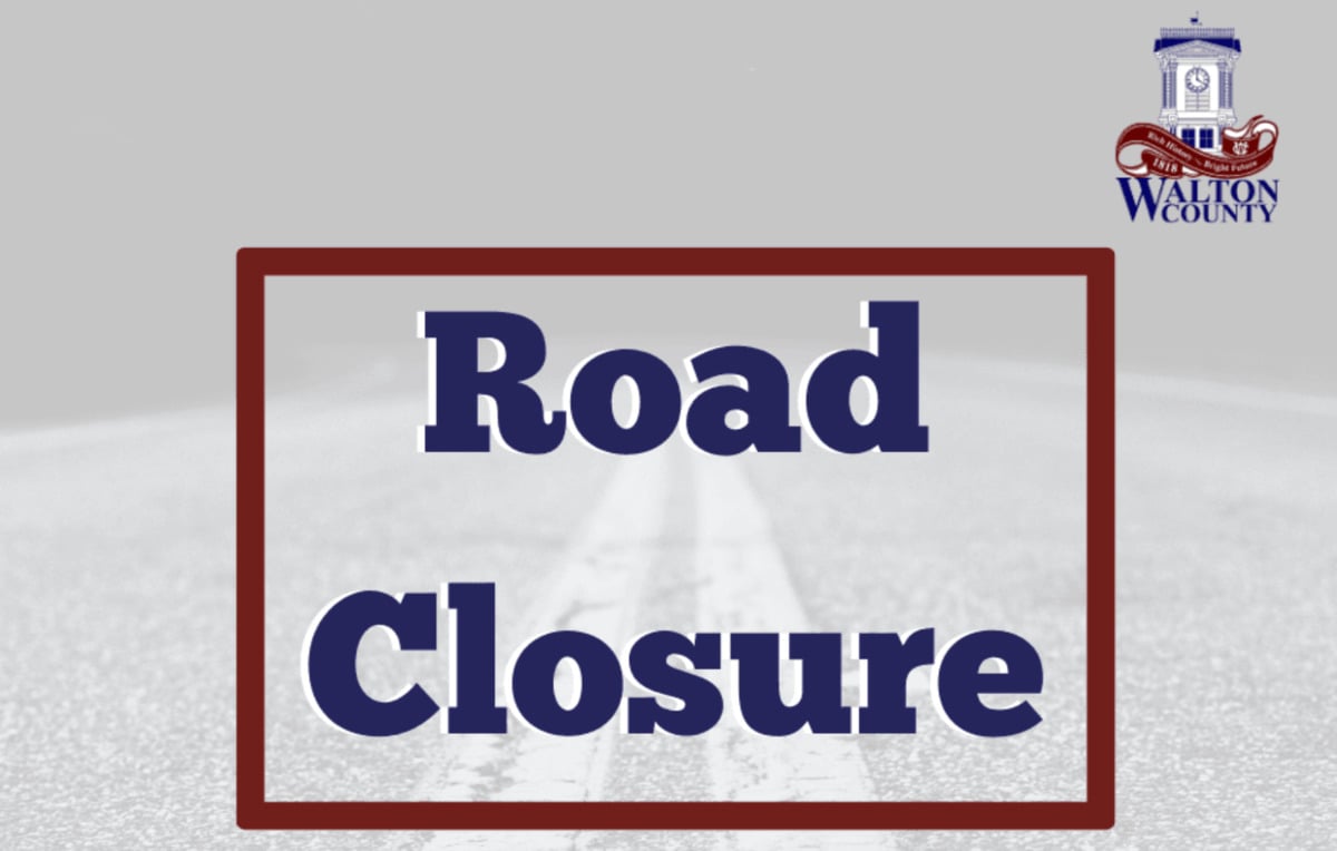 Walton County Announces 10-day Closure Of Mountain Creek Church Road