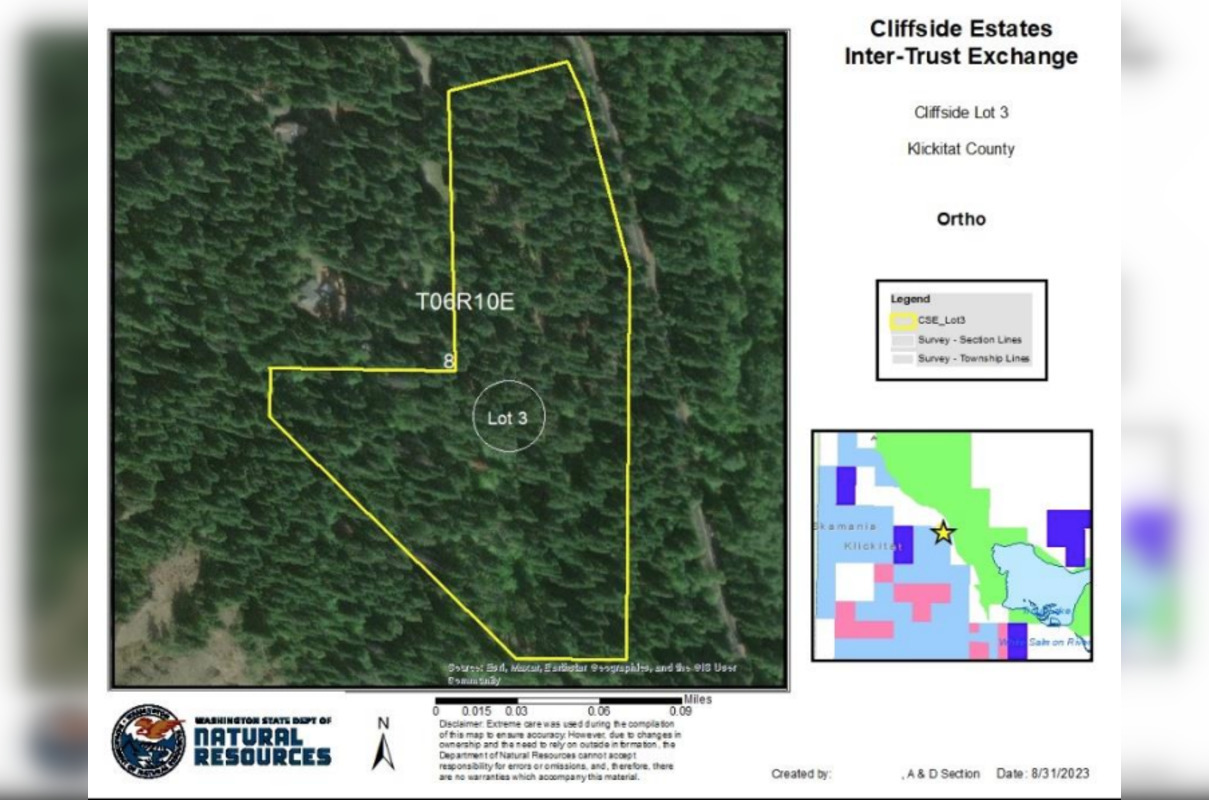 Washington DNR Hosts Public Auction for 10Acre Klickitat County