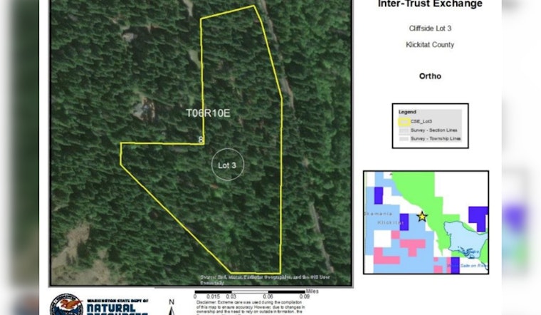Washington DNR Hosts Public Auction for 10-Acre Klickitat County Property on April 11