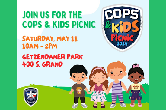 Waxahachie Police Host 7th Annual Cops and Kids Picnic to Strengthen Community Bonds