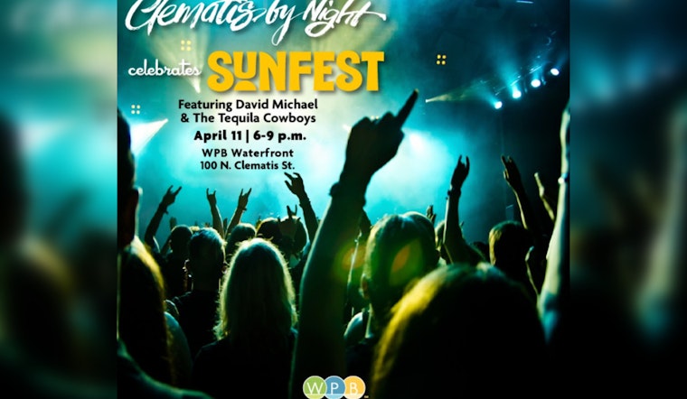 West Palm Beach Amps Up Clematis by Night with SunFest Kickoff Featuring David Michael & The Tequila Cowboys