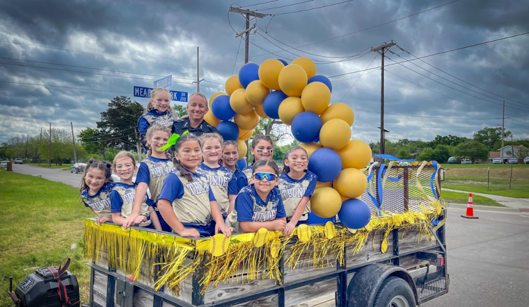 White Settlement Celebrates Youth Sports with Mayor's Ceremonial Pitch at Opening Day Parade