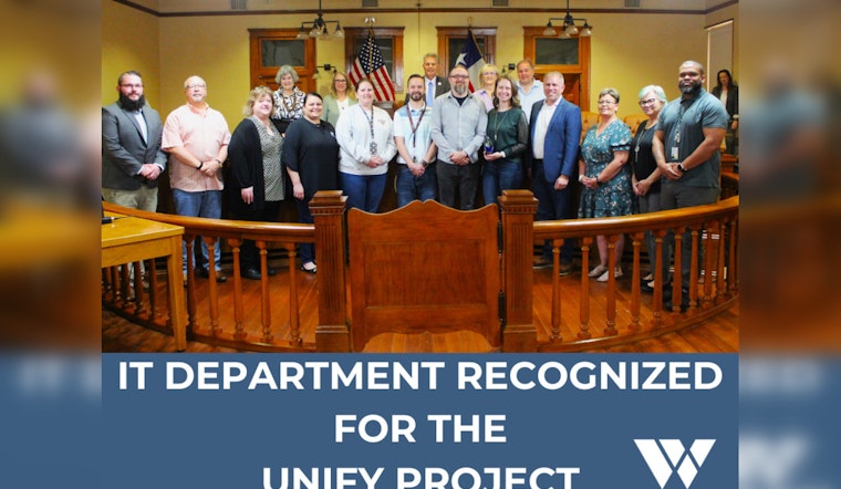 Williamson County IT Services Wins Prestigious TAGITM Excellence Award for Unify Project