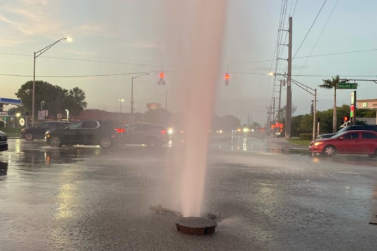 Wilton Manors Water Main Break Disrupts Traffic, Repairs Restore Normalcy on Oakland Park Boulevard