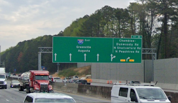 Woman Severely Injured in Collision With Dump Truck on I-285 in Dunwoody