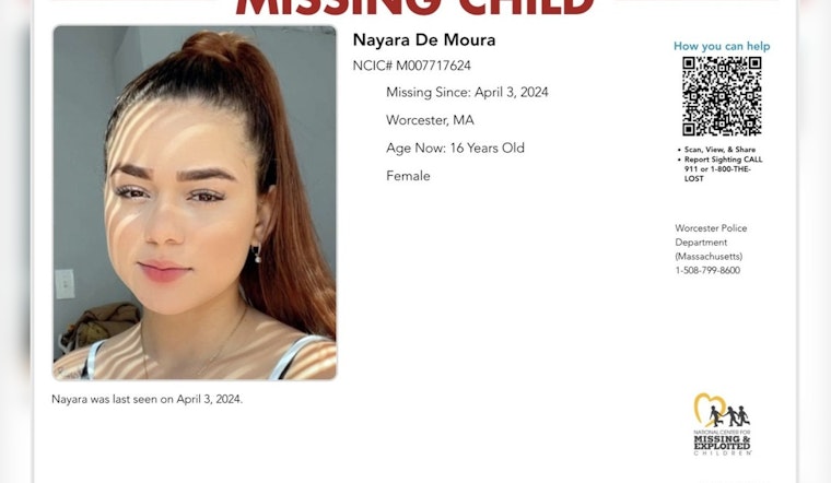Worcester Community Mobilizes in Search for Missing Teen Nayara De Moura