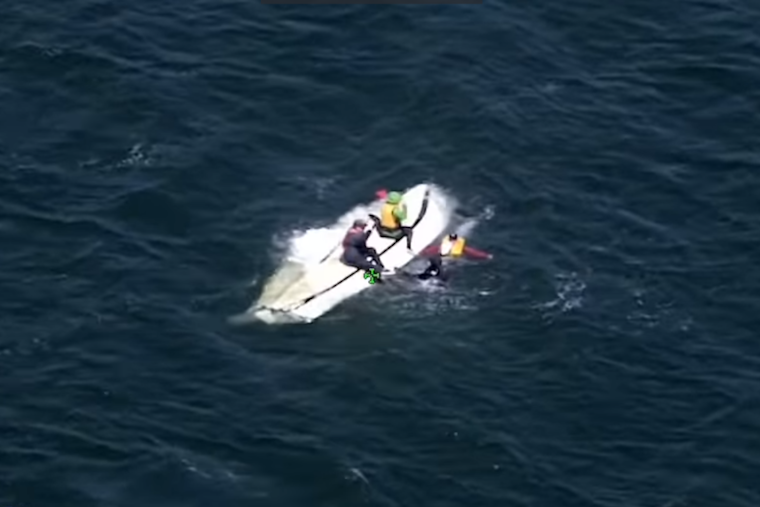Four Rescued by Sonoma Sheriff's Helicopter After Boat Capsizes in Tomales Bay