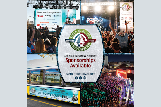 14th Annual Festival at the Switchyard in Carrollton Opens Sponsorship Opportunities for Businesses