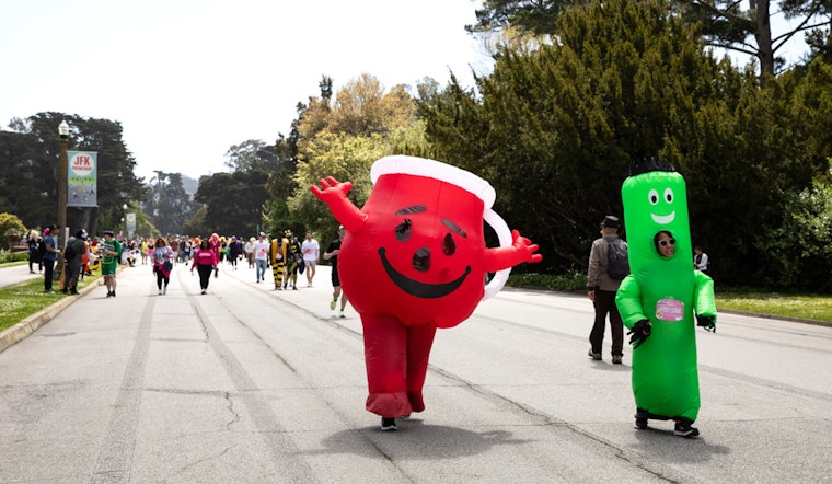 Participants Filled the Streets for the City’s Annual Bay to Breakers Race on Sunday