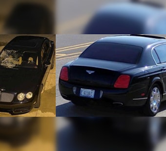 Chicago Police Seek Citizens' Help to Locate Bentley in Hit-and-Run Investigation