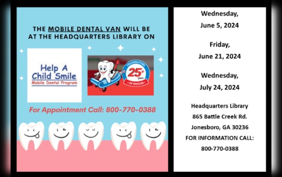 Clayton County Library Teams Up with Help a Child Smile to Provide Dental Care for Kids