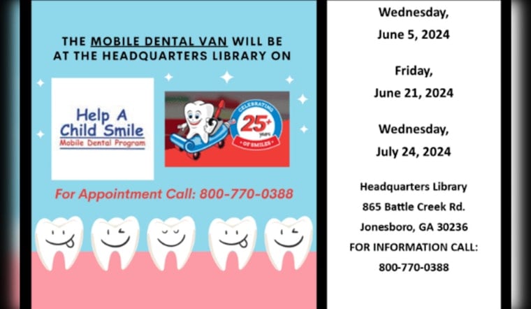 Clayton County Library Teams Up with Help a Child Smile to Provide Dental Care for Kids
