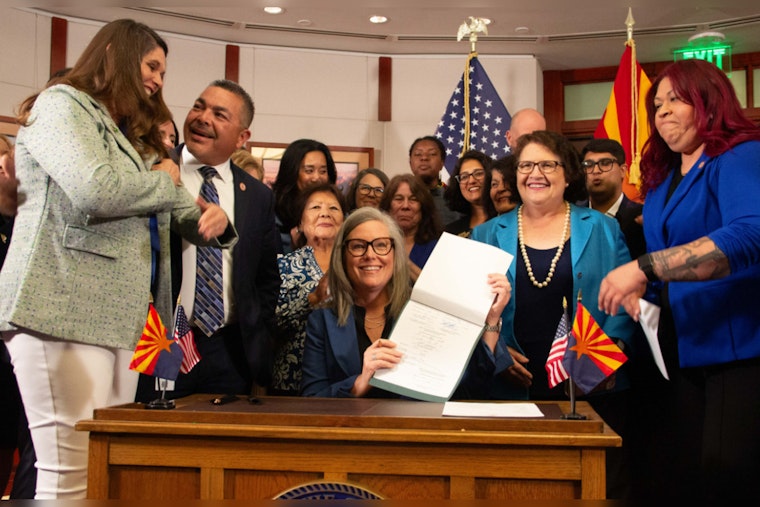 Abortion Avenger: Governor Hobbs Slashes 1864 Ban, Wings Freedom for Arizona Women
