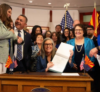 Abortion Avenger: Governor Hobbs Slashes 1864 Ban, Wings Freedom for Arizona Women