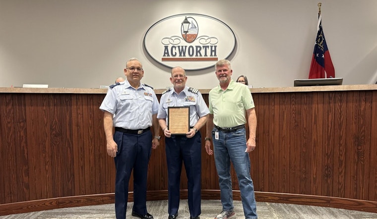 Acworth City Council Honors Coast Guard Auxiliary with Proclamation During National Safe Boating Week