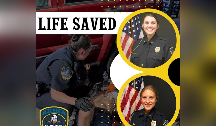 Acworth Police Officers Lauded for Quick Action to Save Man at Local Gas Station