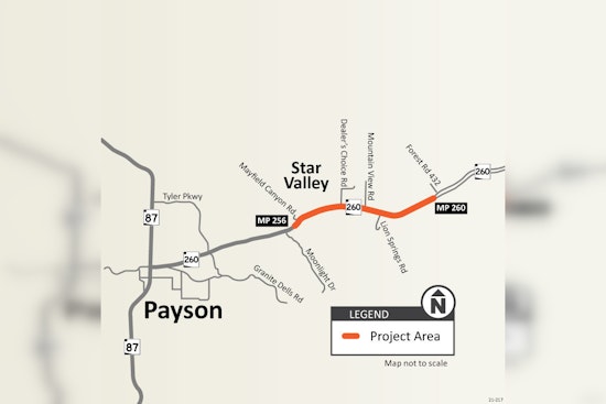 ADOT Invites Payson Residents to Discuss State Route 260 Lion Springs Improvement Project