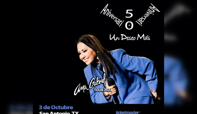 Ana Gabriel to Stir San Antonio with 'Un Deseo Mas Tour' at Frost Bank Center