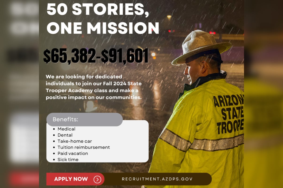 Arizona DPS Launches 50 Stories, One Mission Campaign to Recruit