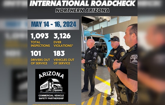 Arizona Law Enforcement Ramps Up Road Safety with "International Roadcheck" in Northern Highways