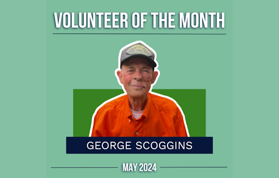 Arlington Parks and Recreation Department Honors George Scoggins as Volunteer of the Month for Community Service