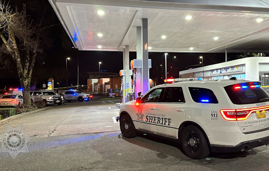 Arrest Made in Clackamas County Gas Station Shooting, 19-Year-Old Charged with Robbery, Assault