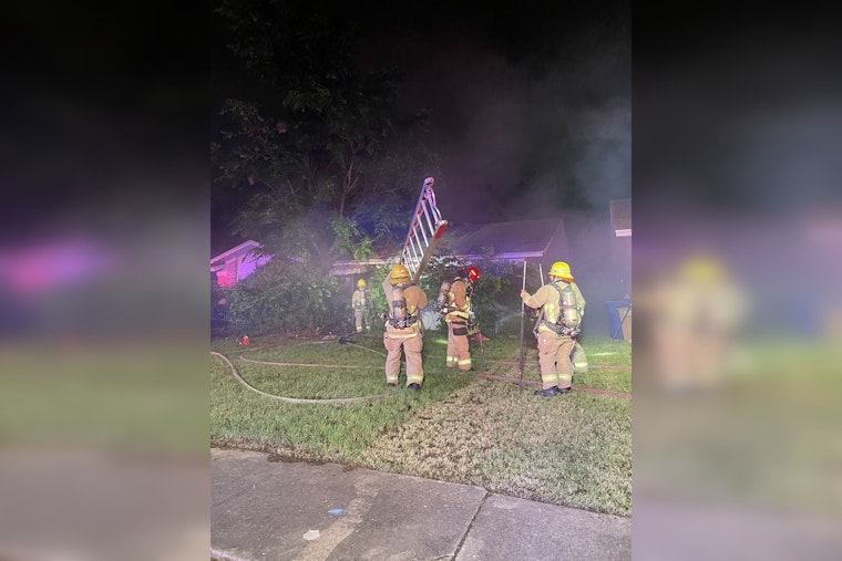 Austin Firefighters Tackle Intense Blaze at South Austin Residence on Cherry Meadow Drive