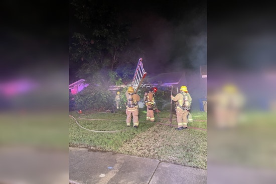 Austin Firefighters Tackle Intense Blaze at South Austin Residence on Cherry Meadow Drive