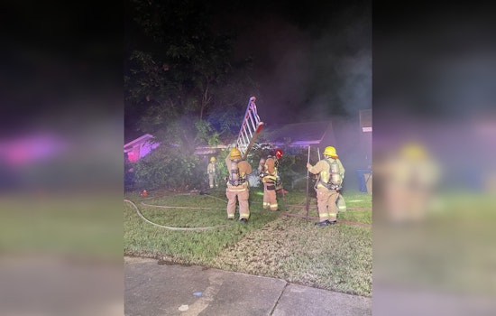 Austin Firefighters Tackle Intense Blaze at South Austin Residence on Cherry Meadow Drive