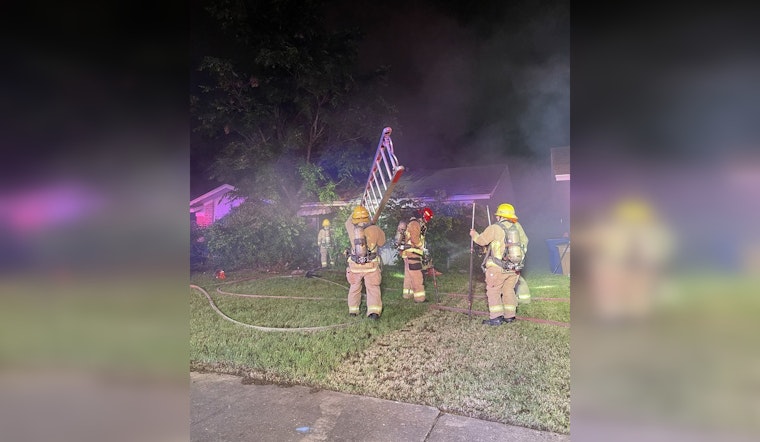 Austin Firefighters Tackle Intense Blaze at South Austin Residence on Cherry Meadow Drive