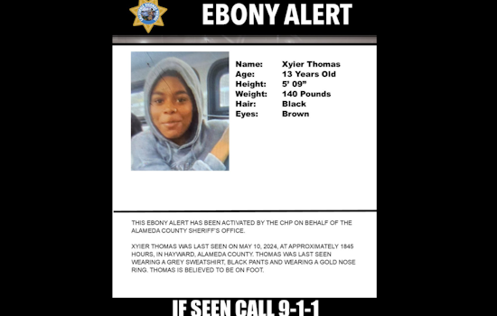 Authorities Issue EBONY Alert for Missing 13-Year-Old Boy in Hayward, Seek Public's Help