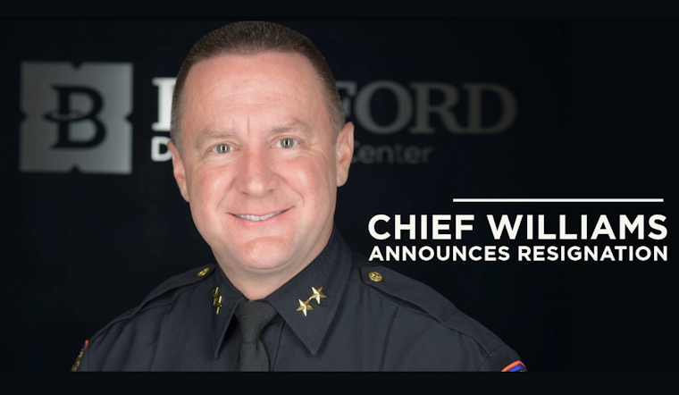 Bedford Police Chief Jeff Williams to Join Roanoke Department, Deputy Chief to Serve as Interim Leader