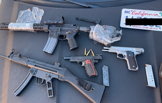 Benicia Police Crack Down on Crime Spree, Multiple Arrests Include Stolen Bicycle and Firearm Charges