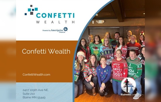 Blaine Celebrates Confetti Wealth's Role in Personalized Financial Planning During Small Business Month