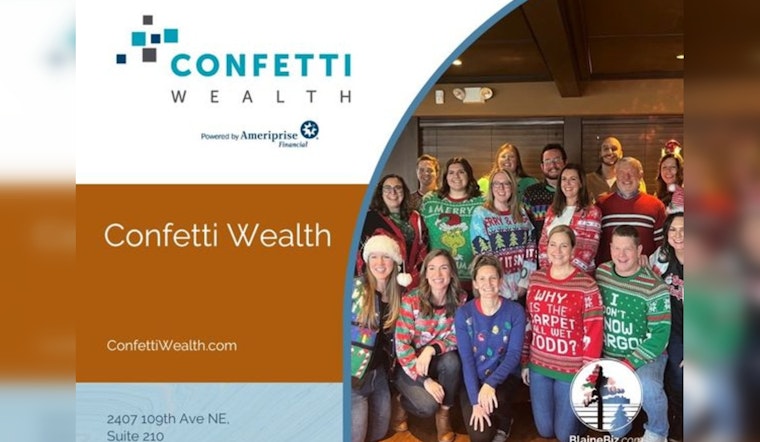 Blaine Celebrates Confetti Wealth's Role in Personalized Financial Planning During Small Business Month