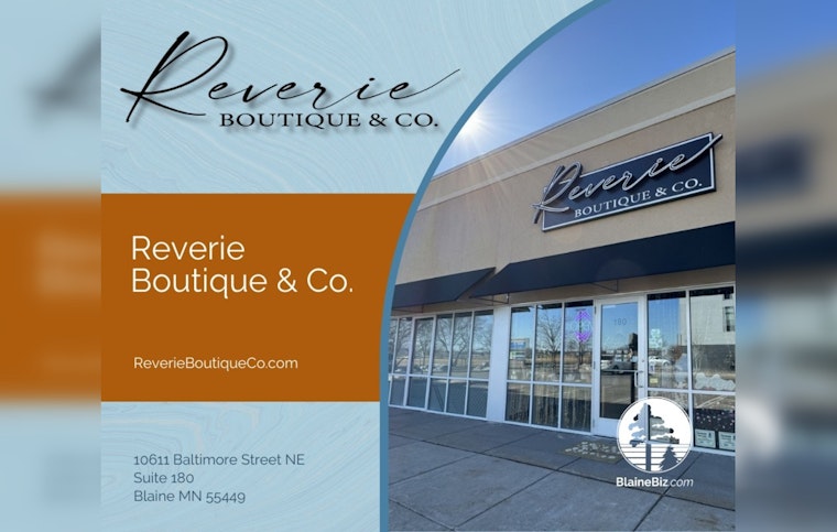 Blaine Celebrates National Small Business Month Spotlighting Award-Winning Reverie Boutique & Co.