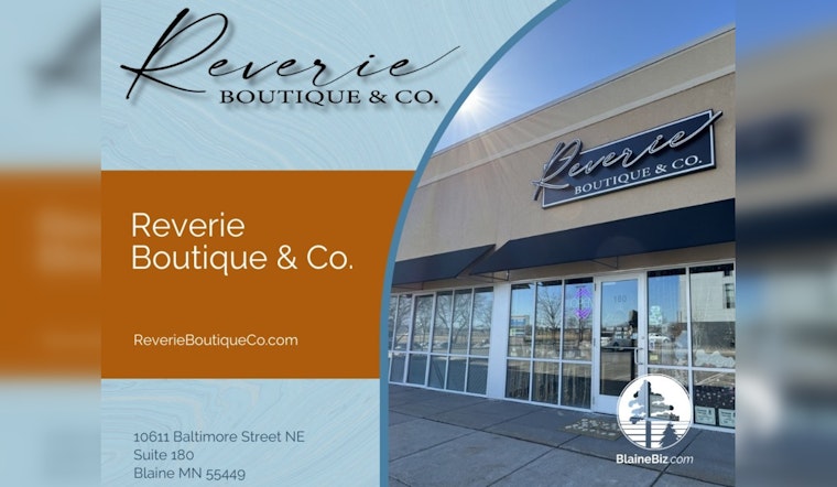 Blaine Celebrates National Small Business Month Spotlighting Award-Winning Reverie Boutique & Co.