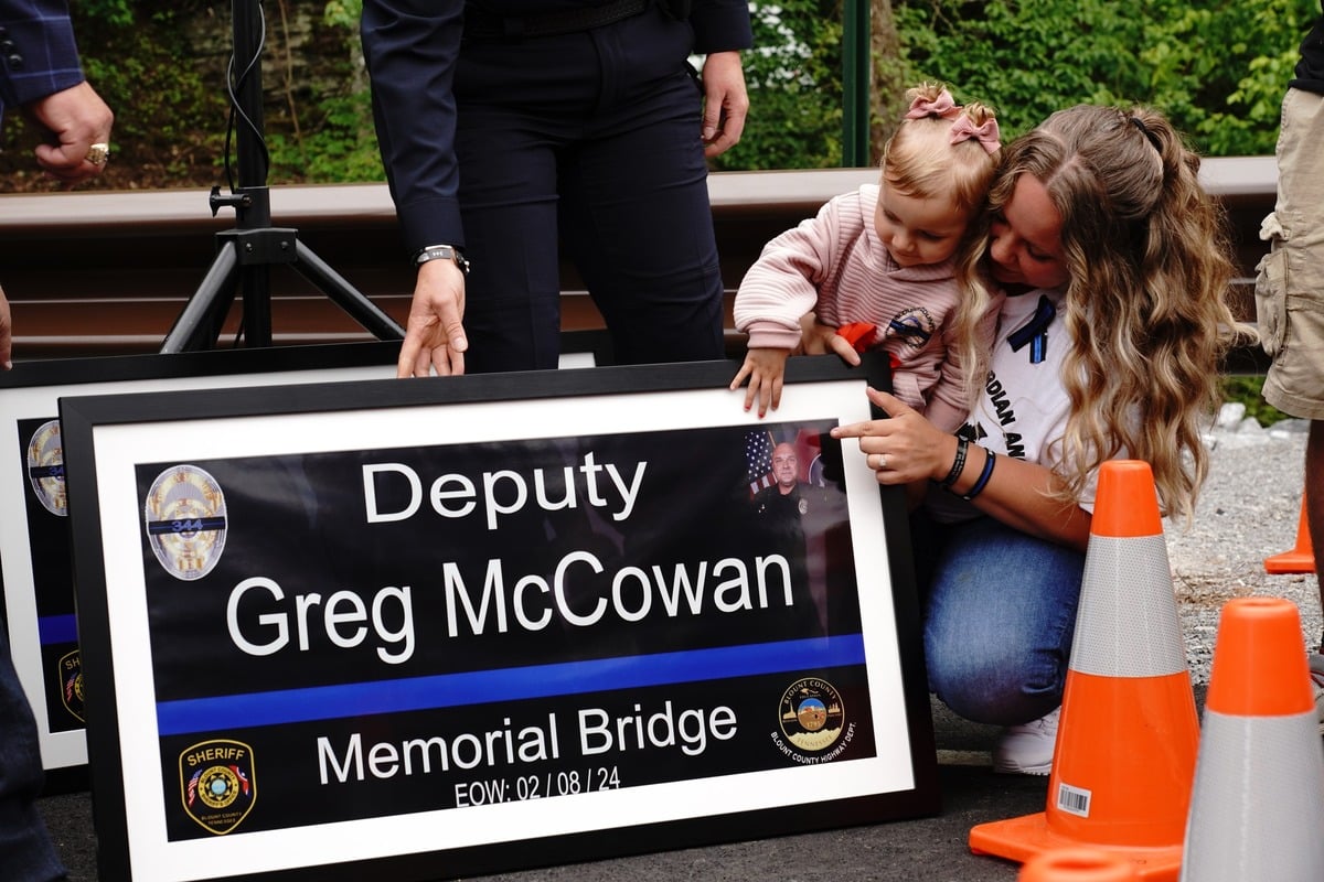 Blount County Dedicates Bridge in Honor of Fallen Deputy Greg McCowan