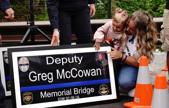 Blount County Dedicates Bridge in Honor of Fallen Deputy Greg McCowan in Friendsville