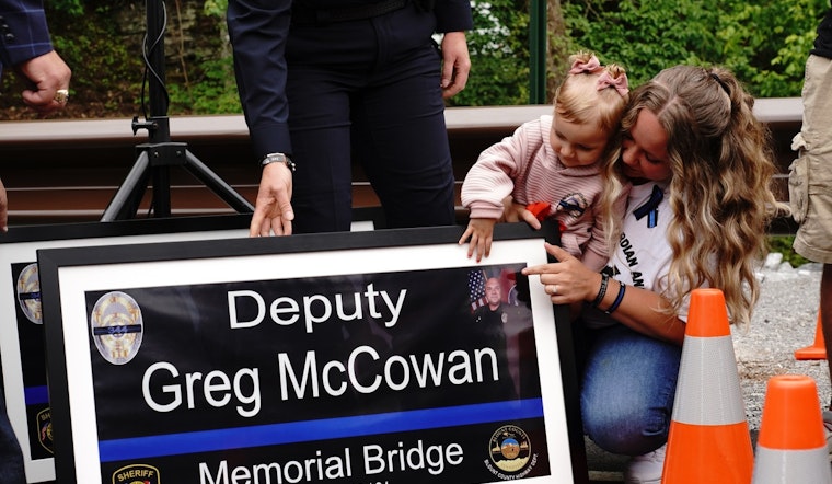 Blount County Dedicates Bridge in Honor of Fallen Deputy Greg McCowan in Friendsville